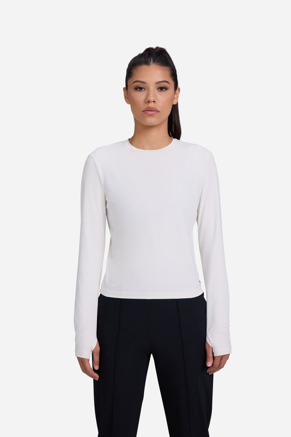 Vapor Cooling  Active Long Sleeve - Brilliant White